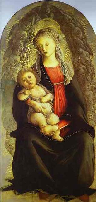 Sandro Botticelli Madonna in Glory oil painting picture